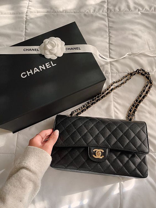kozene kabelky na styl chanel